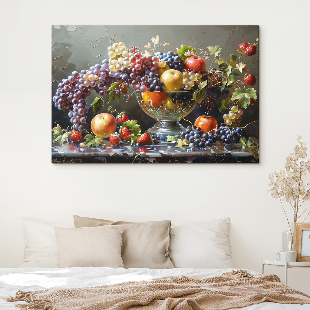 Uvas numa fruteira — interior 2