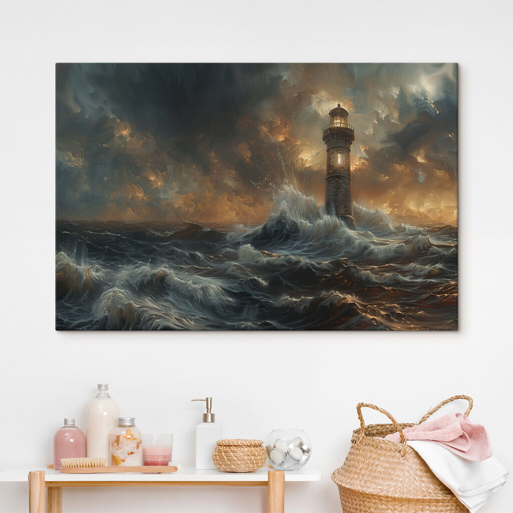 Farol enfrenta a tempestade — interior 1