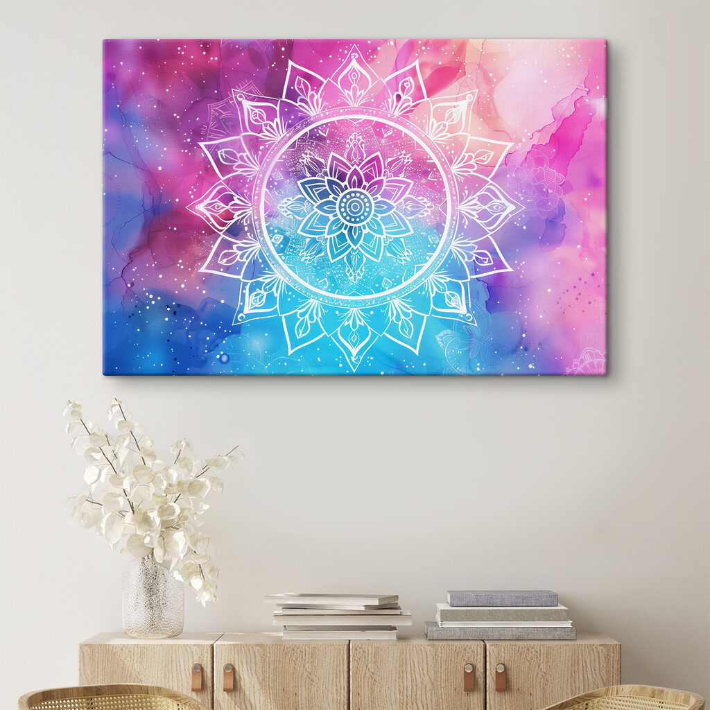 Mandala de luz rosa — interior 2