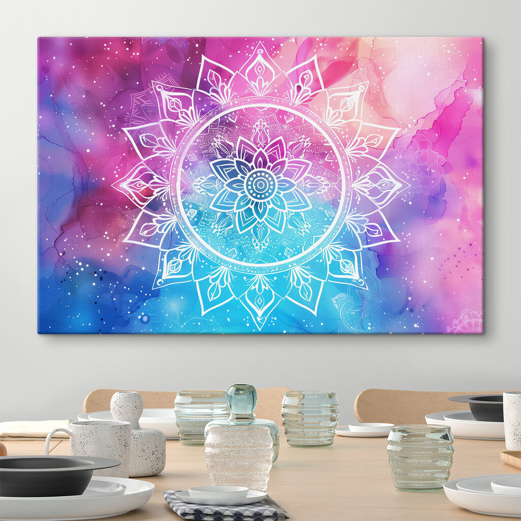 Mandala de luz rosa — interior 1