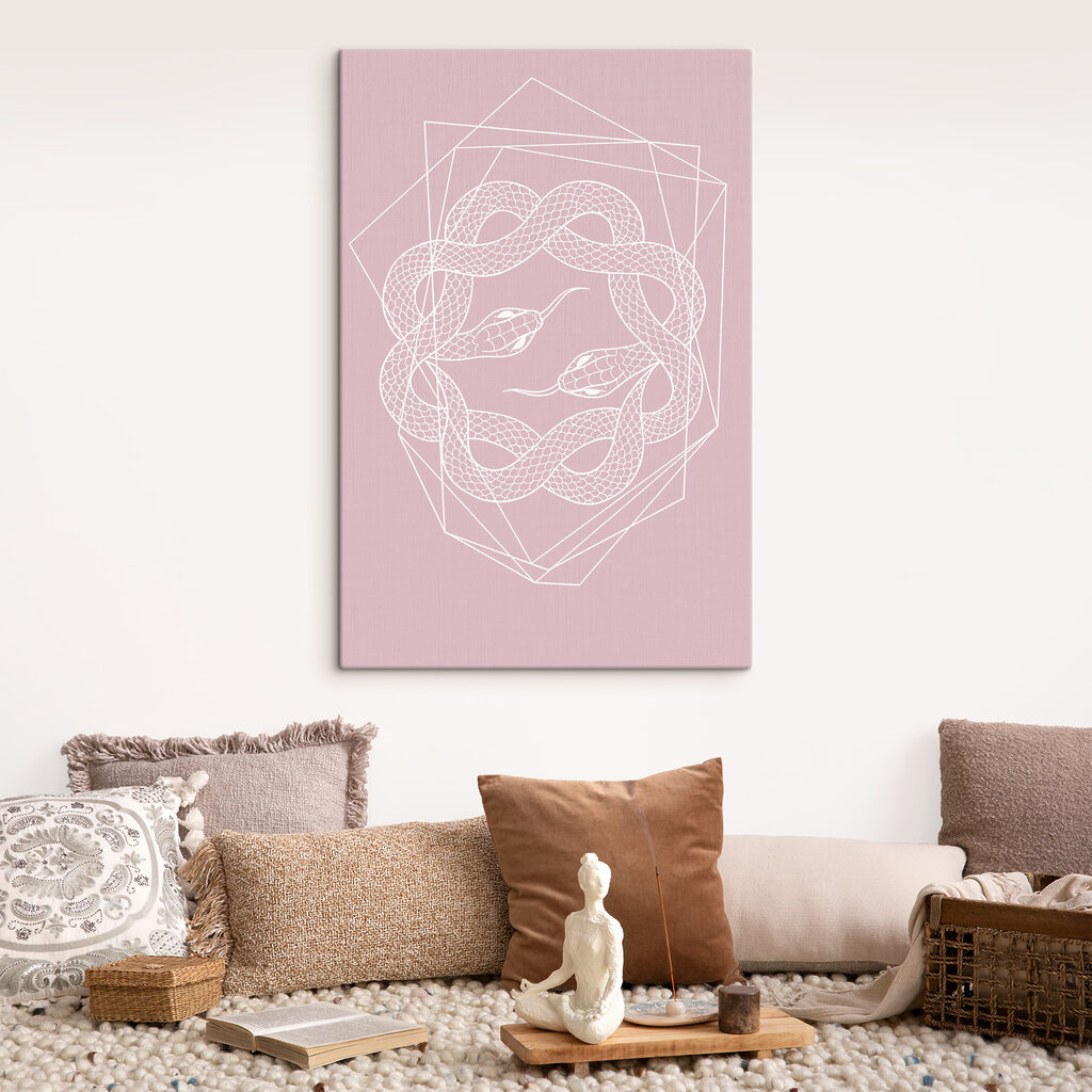 Serpentes em linhas — interior 2