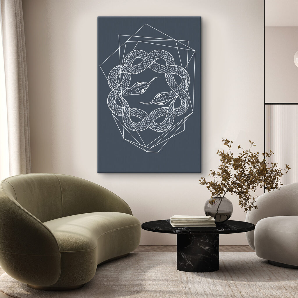 Serpentes em linhas — interior 2