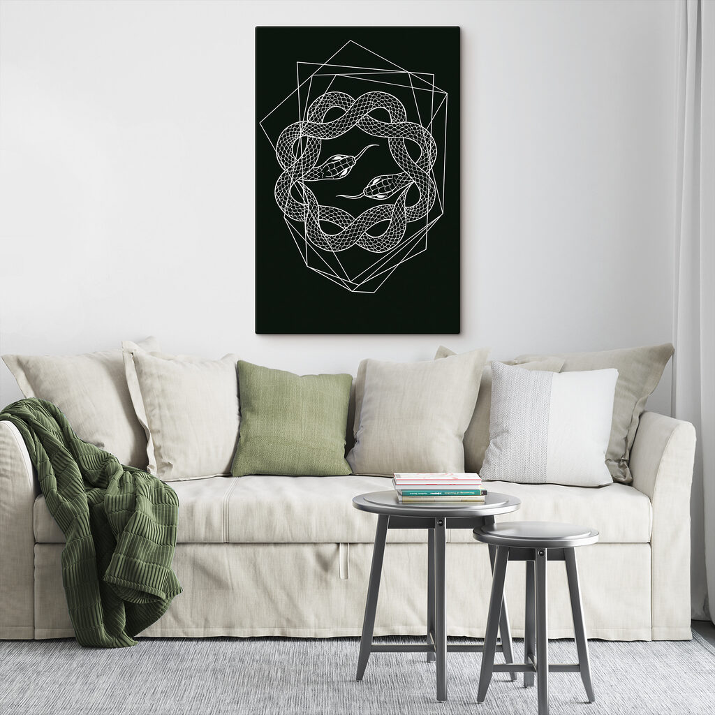 Serpentes em linhas — interior 2