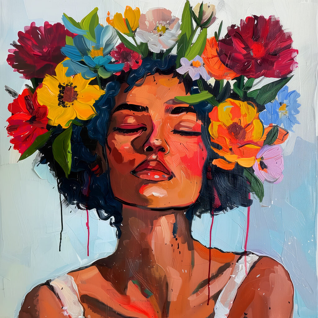 Coroa de flores — design completo