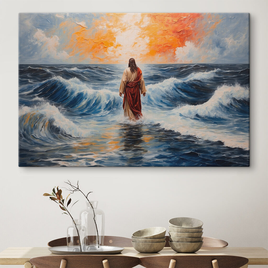 Figura entre as ondas num interior