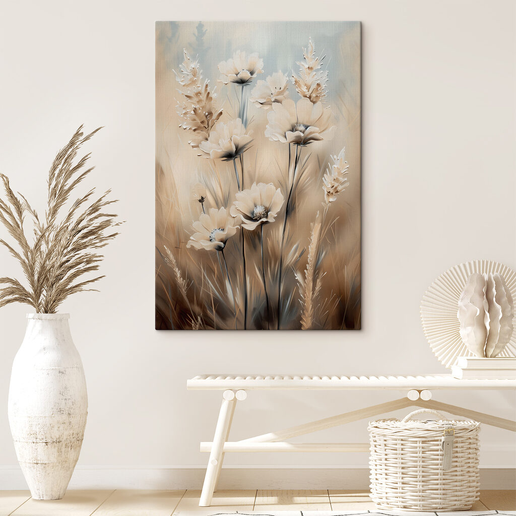 Flores entre ervas secas — interior 1