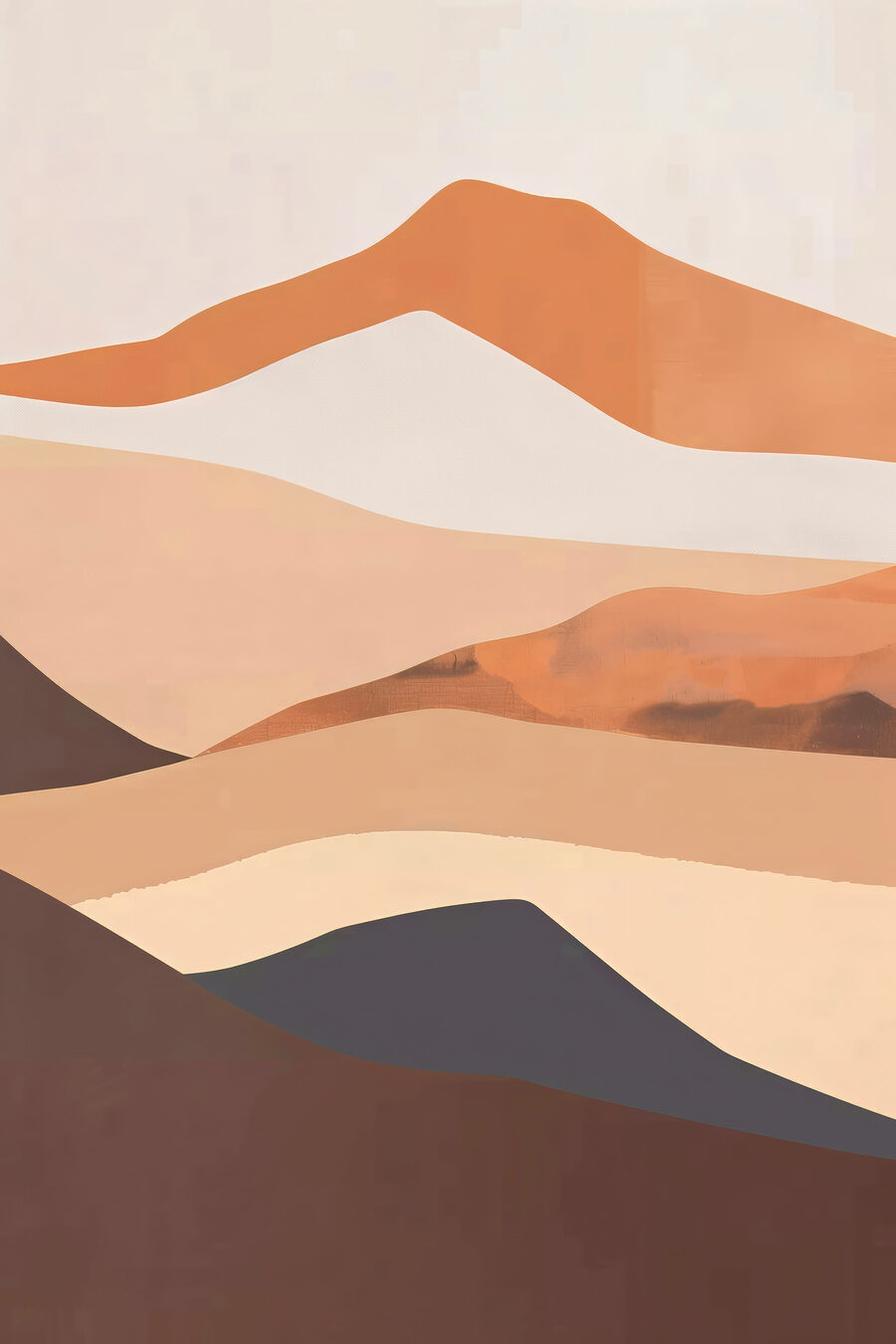 Dunas em camadas — design completo