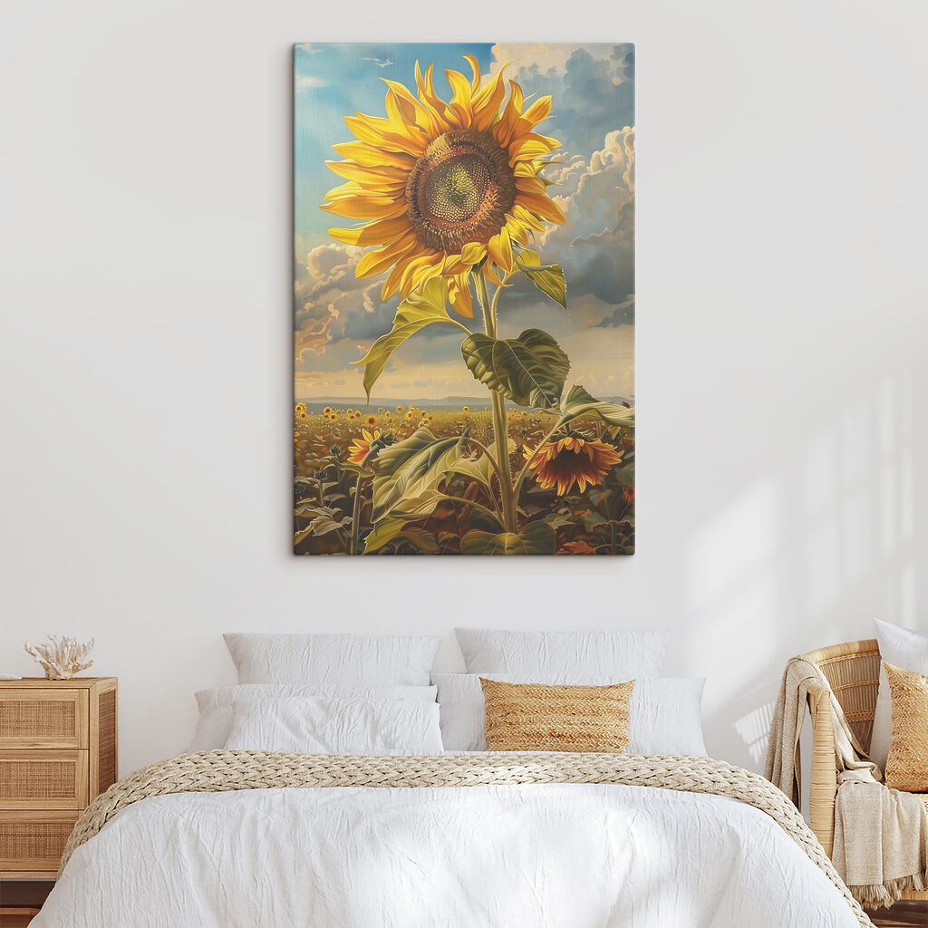 Girassol sobre o campo — interior 2