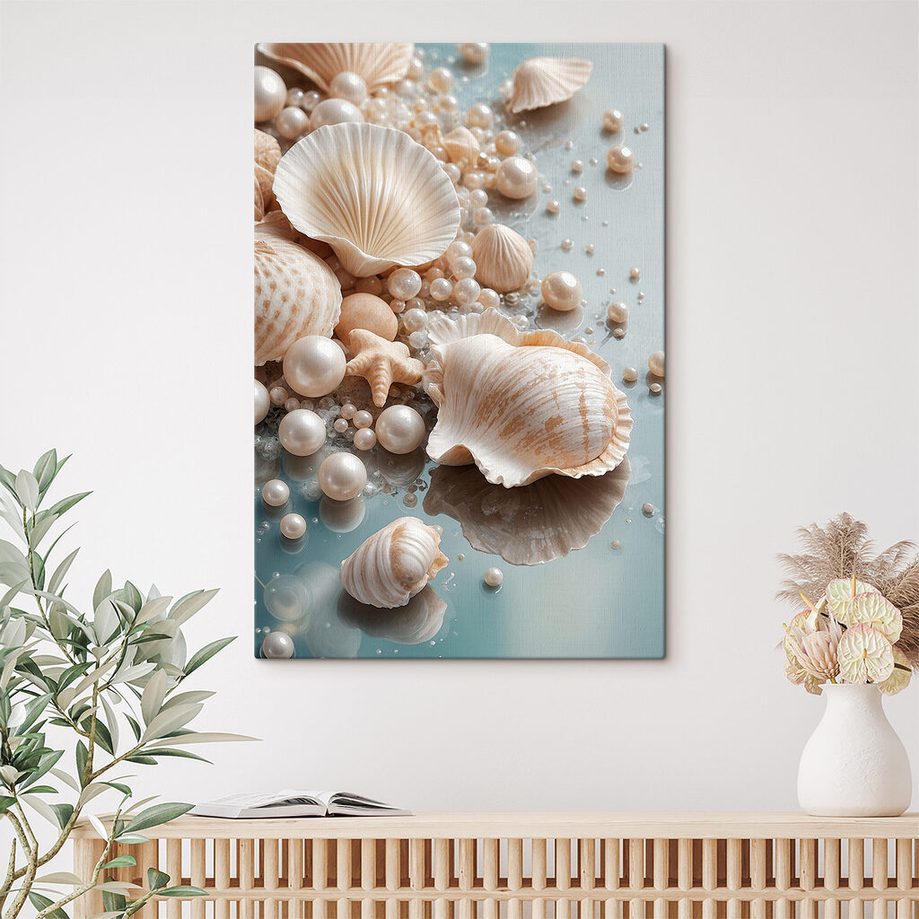 Conchas junto ao azul — interior 1