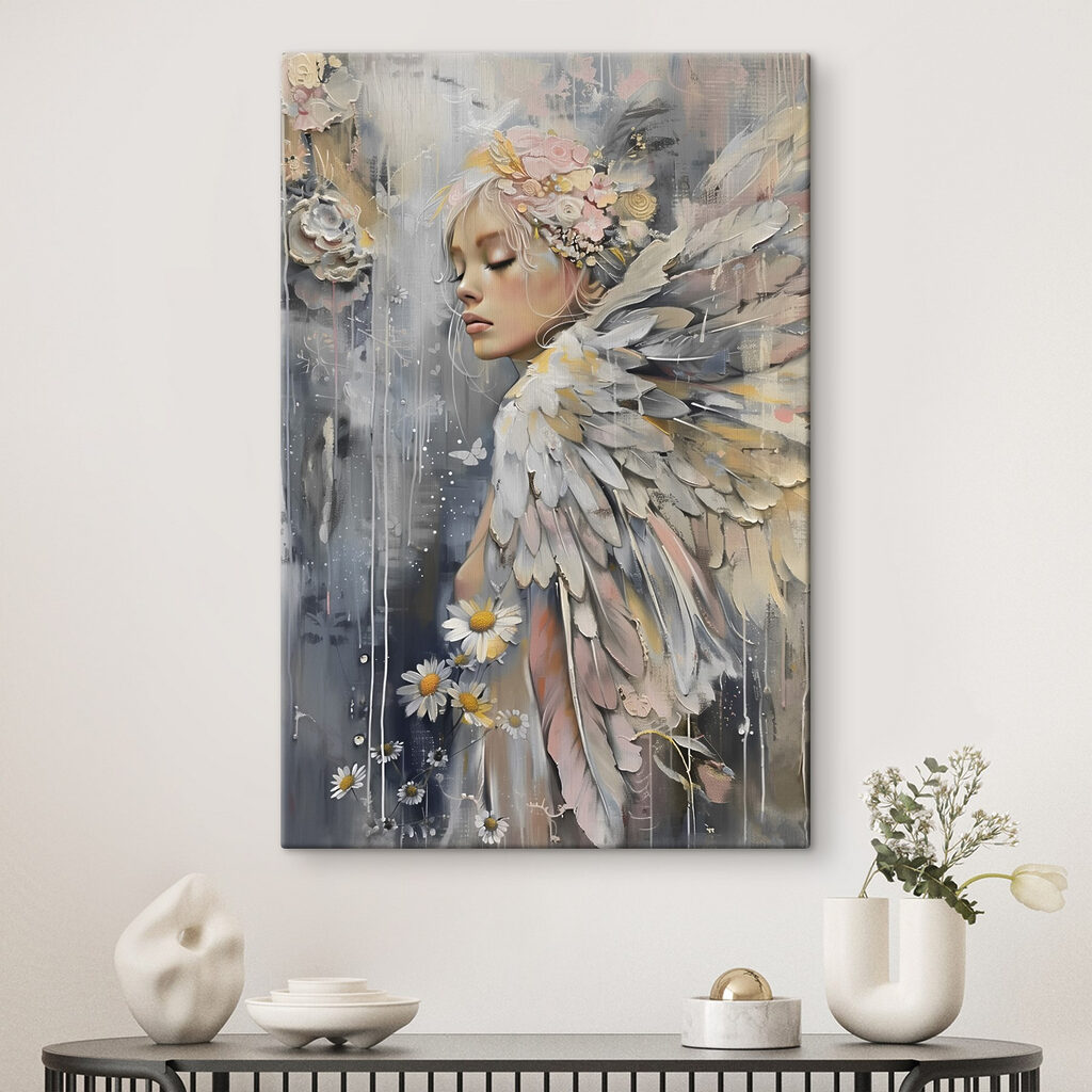 Anjo entre margaridas — interior 4