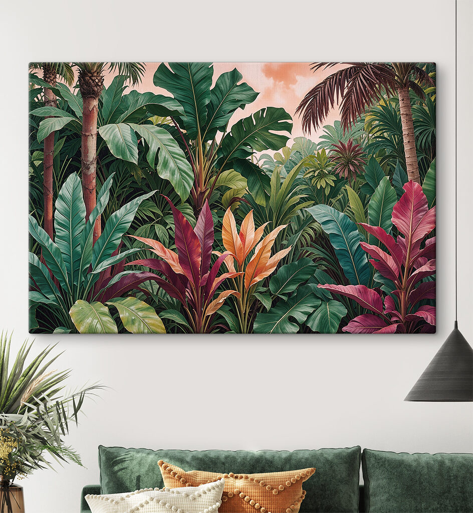 Palmeiras sobrepostas — interior 1