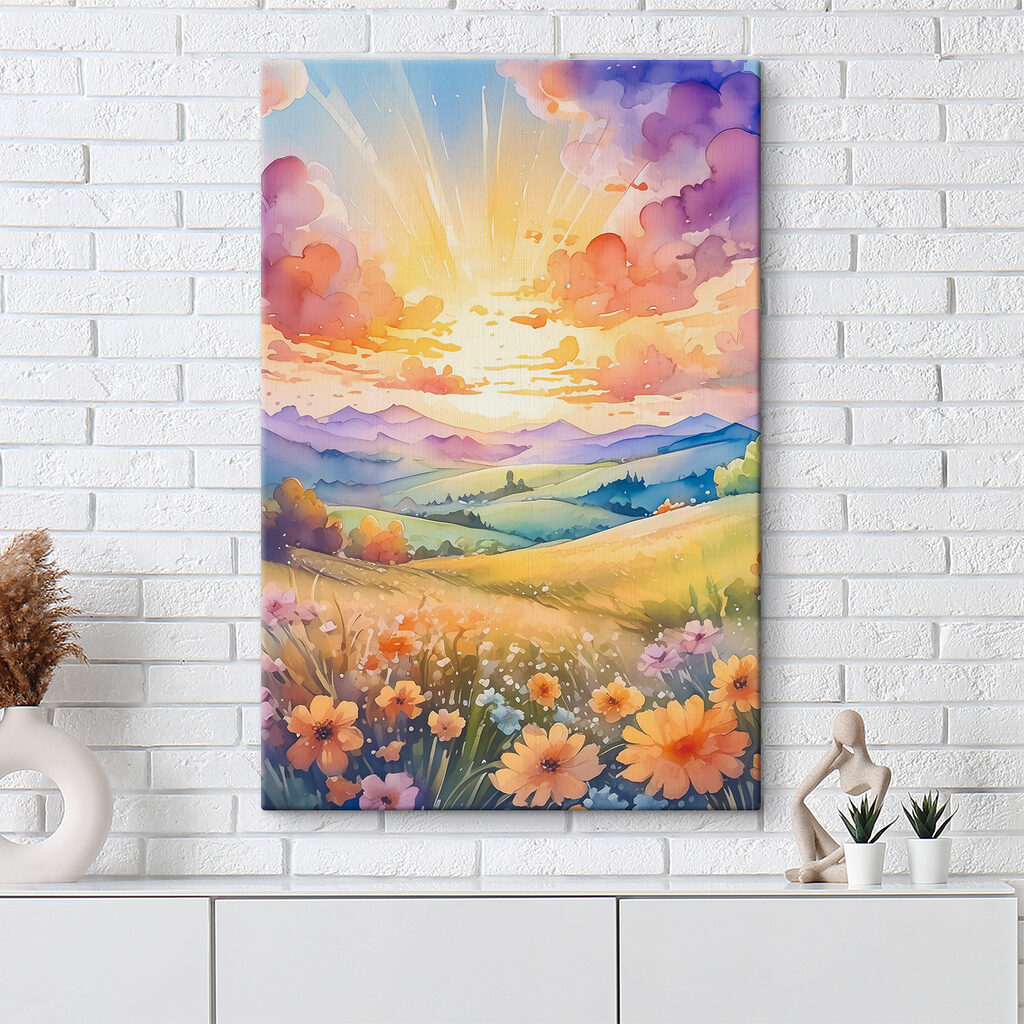 Vale florido ao amanhecer — interior 2