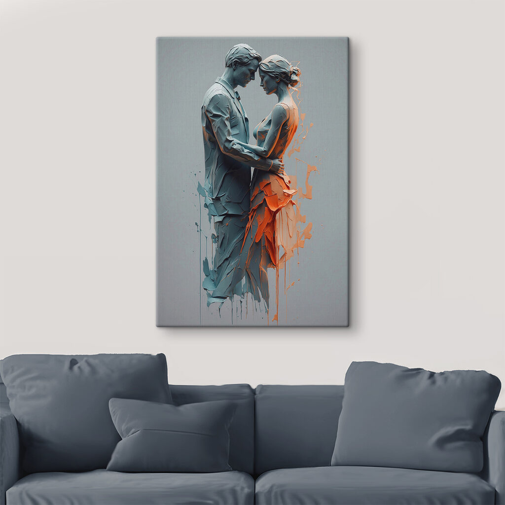 Juntos entre tons frios — interior 3