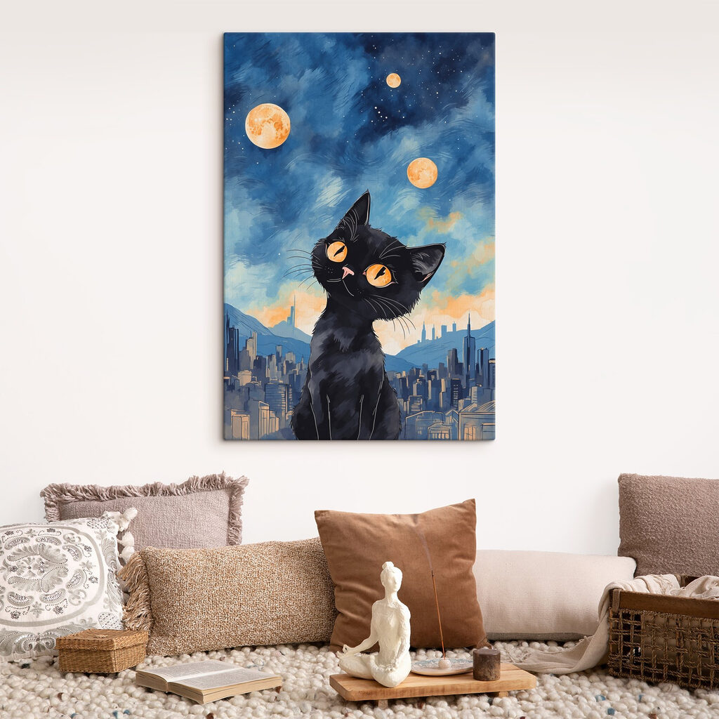 Gato sobre a cidade — interior 3