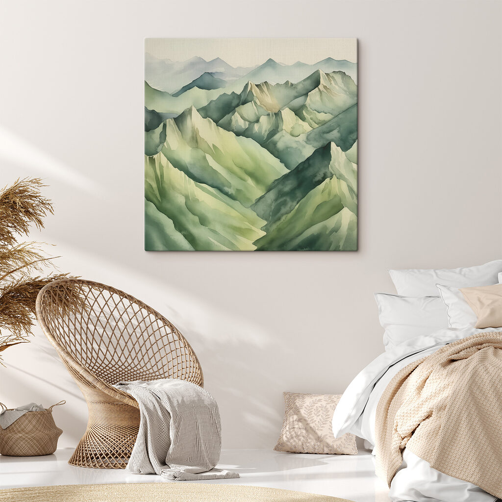 Cristas verdes em camadas — interior 2