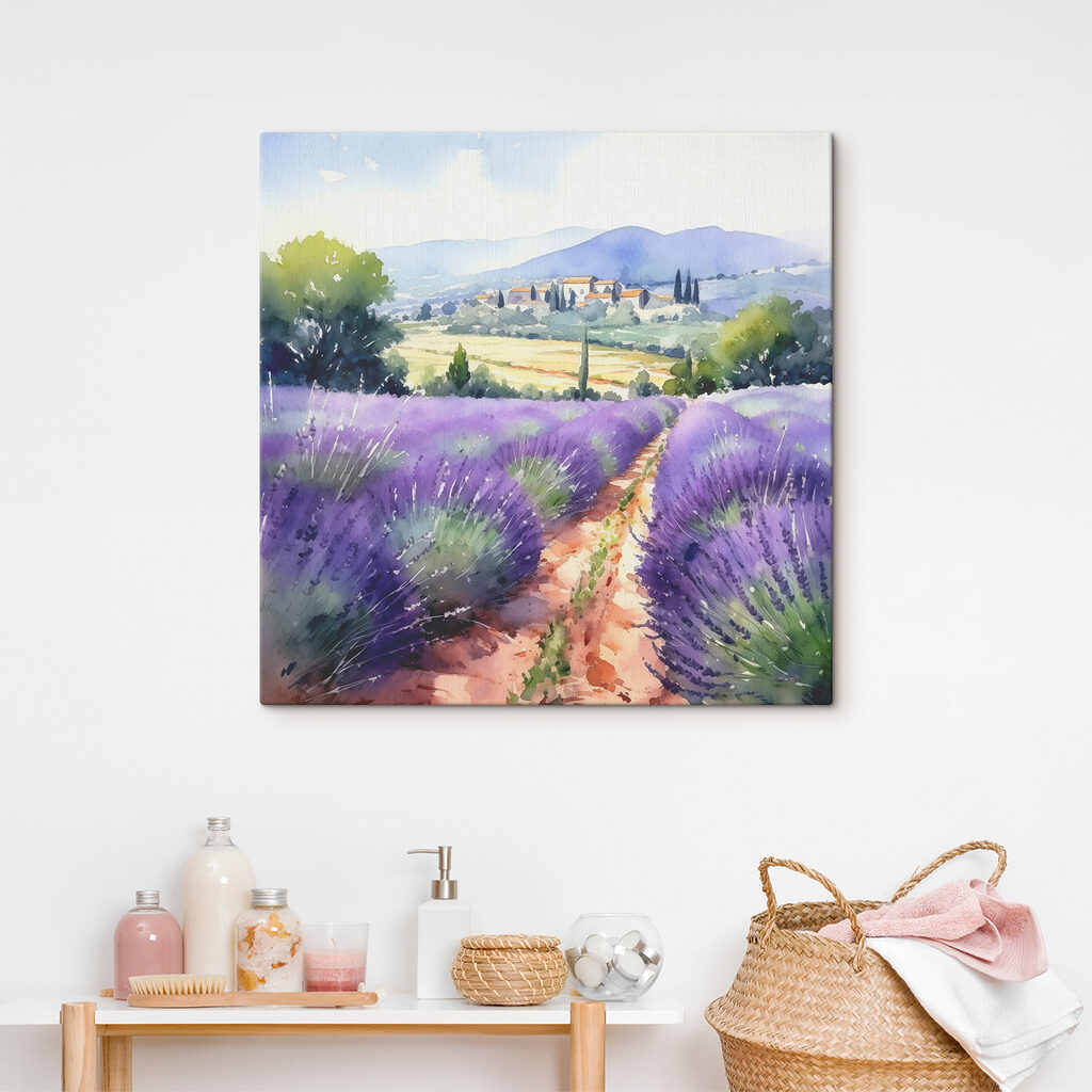 Caminho por entre lavanda — interior 2