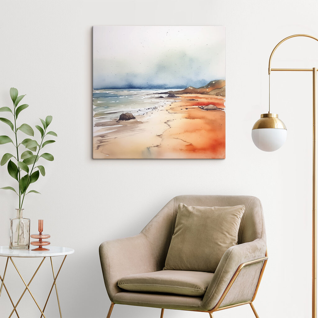 Aguarela junto ao mar — interior 2