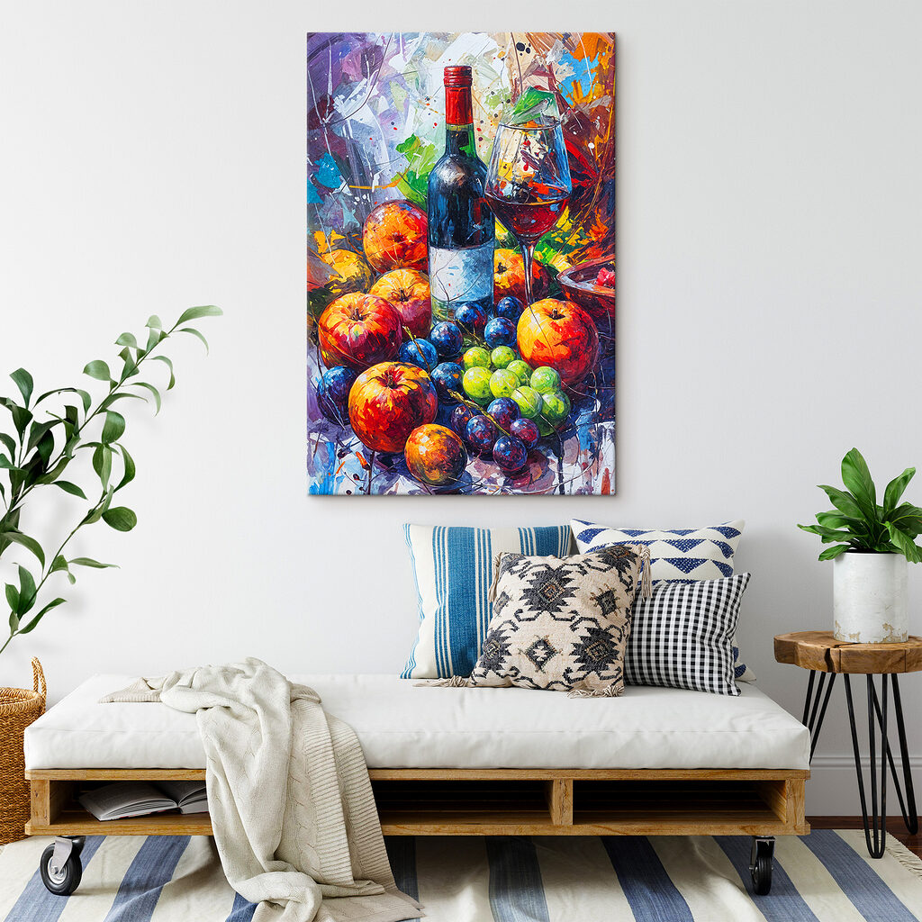 Vinho entre fruta colorida — interior 2
