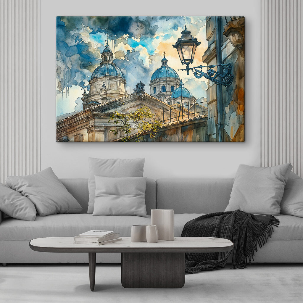 Cúpulas sobre um candeeiro — interior 1
