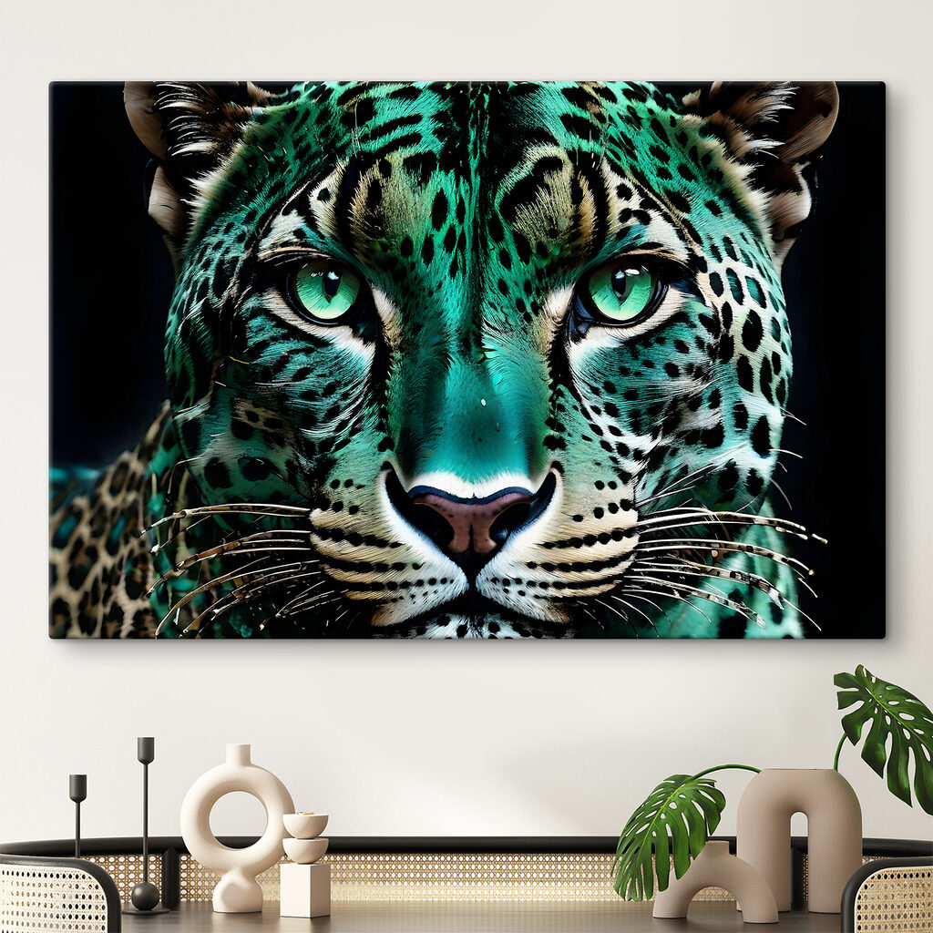 Leopardo em sombra esmeralda — interior 1