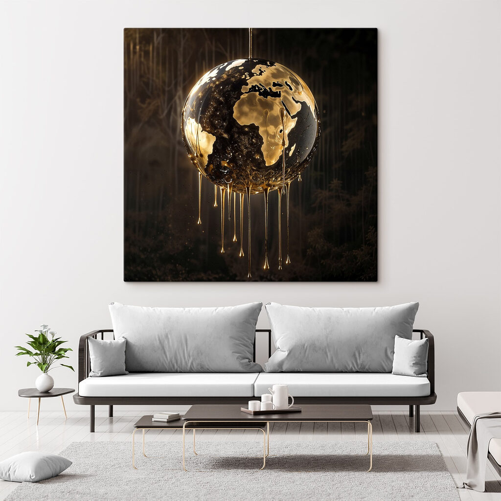 Globo dourado — interior 3