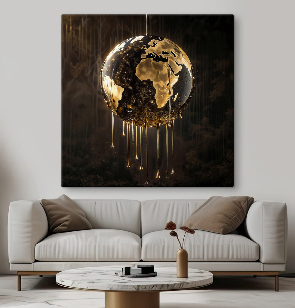 Globo dourado — interior 2