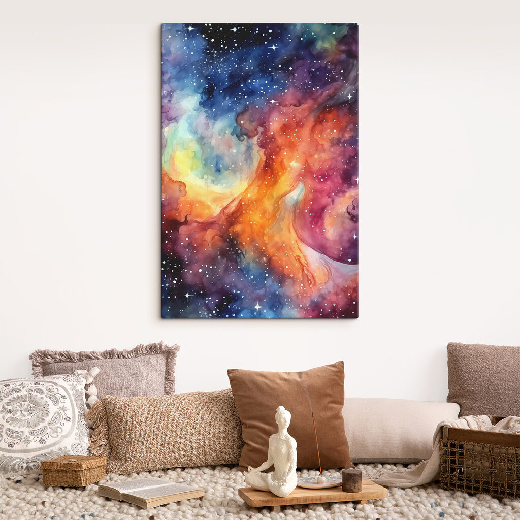 Nuvem de estrelas ardentes — interior 1