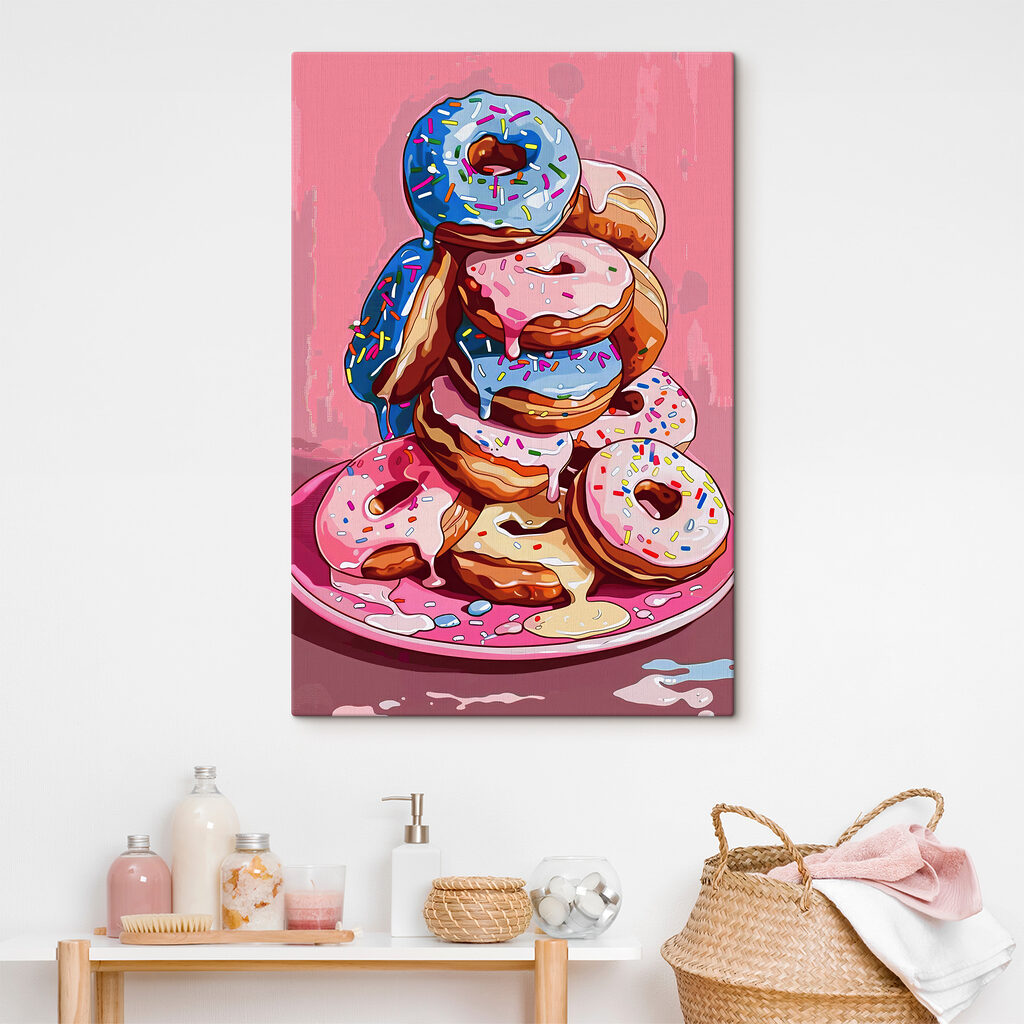 Donuts empilhados — interior 3