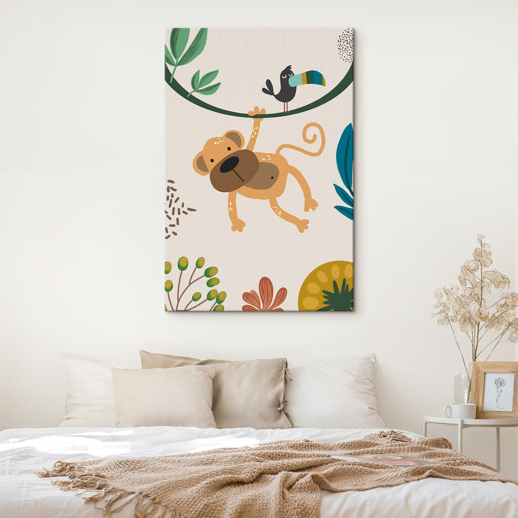 Macaquinho num ramo — interior 2