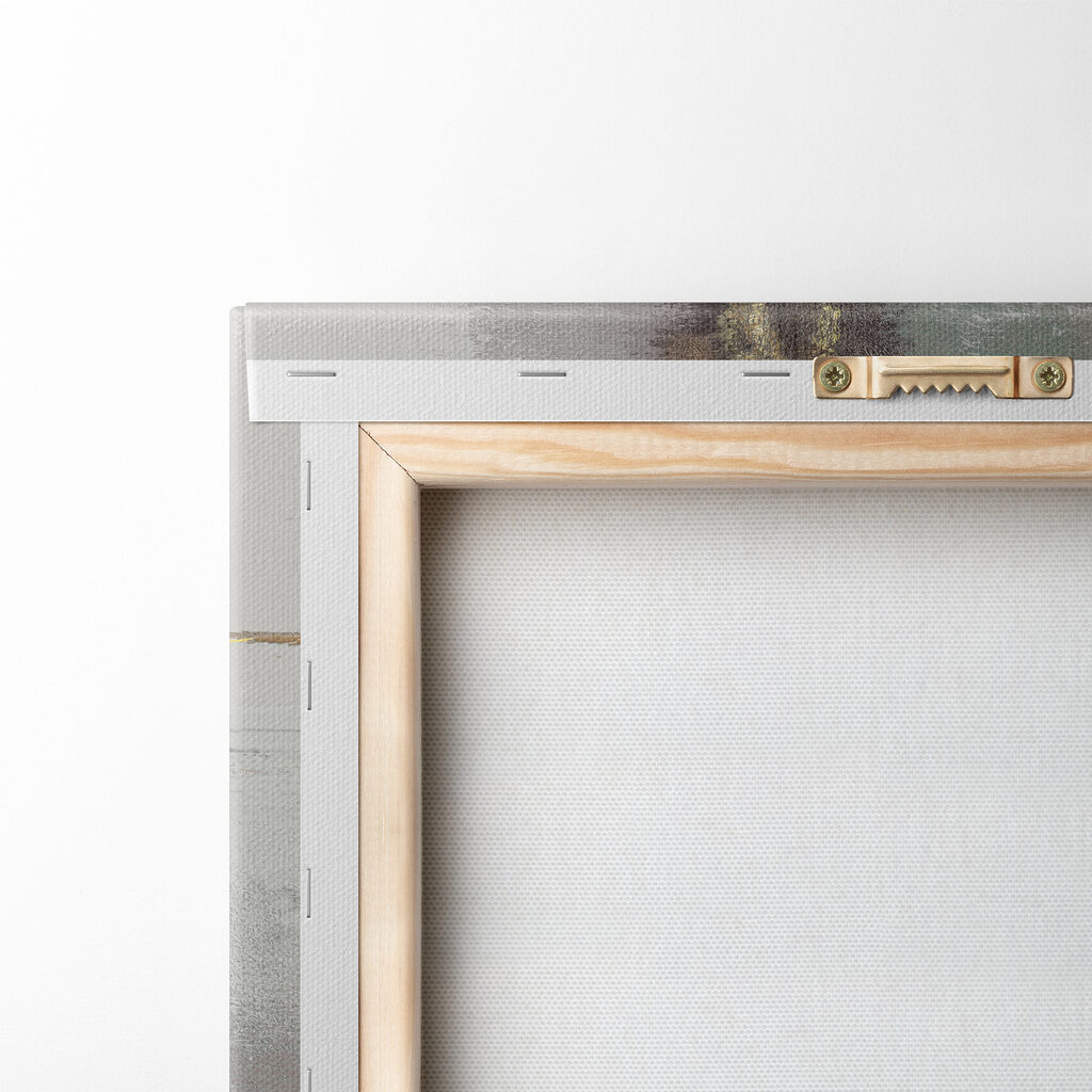Curvas douradas abstratas — verso