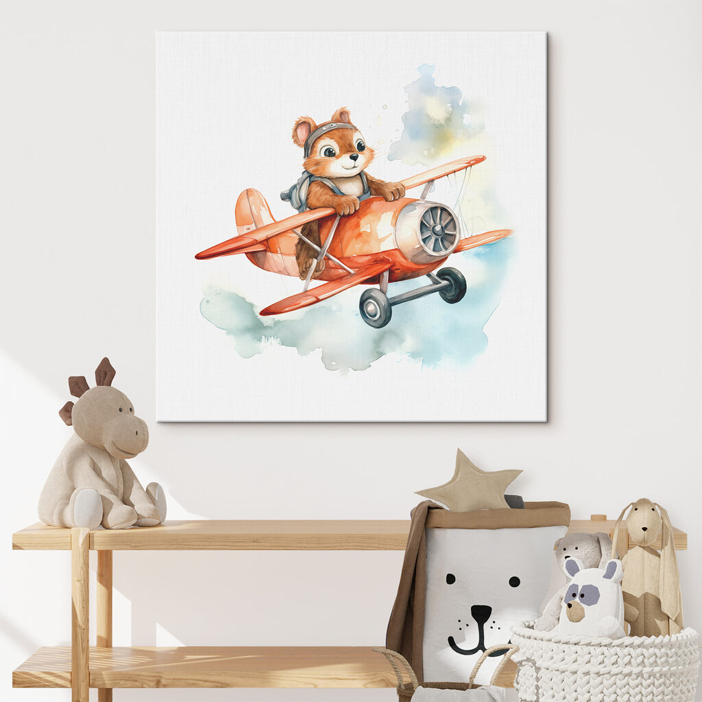 Raposinha entre nuvens — interior 1