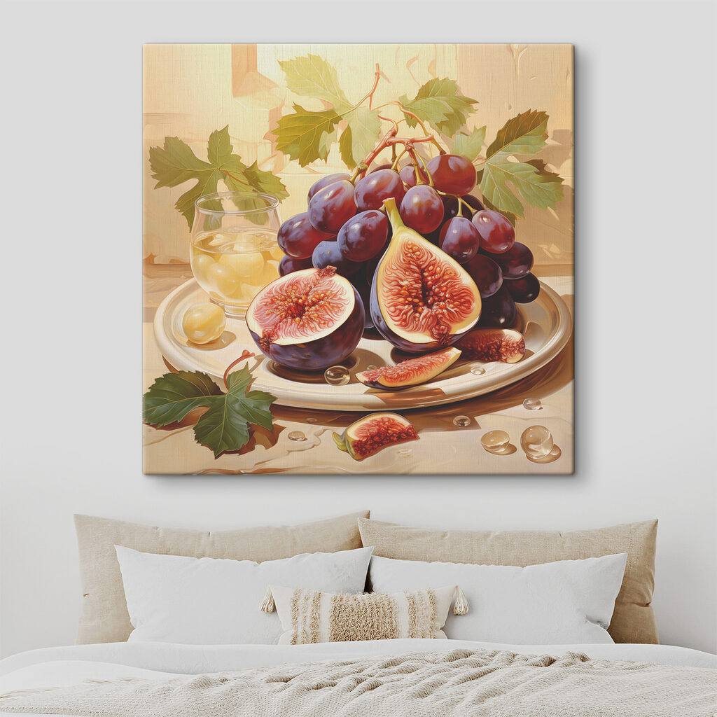 Figos e uvas azuis — interior 1