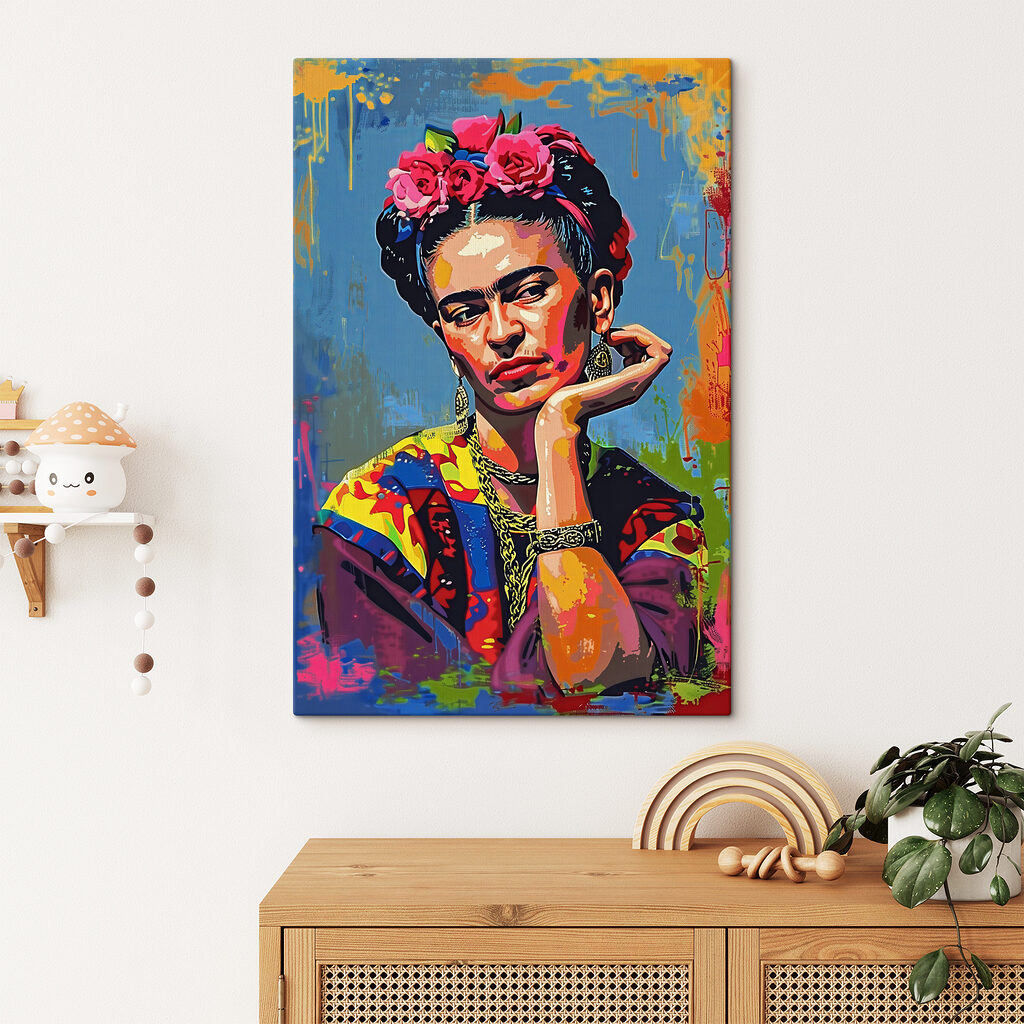 Frida de queixo apoiado — interior 2