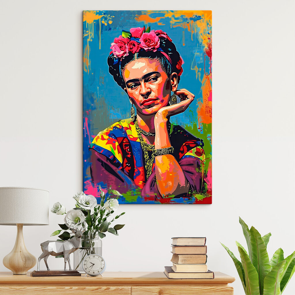 Frida de queixo apoiado — interior 1