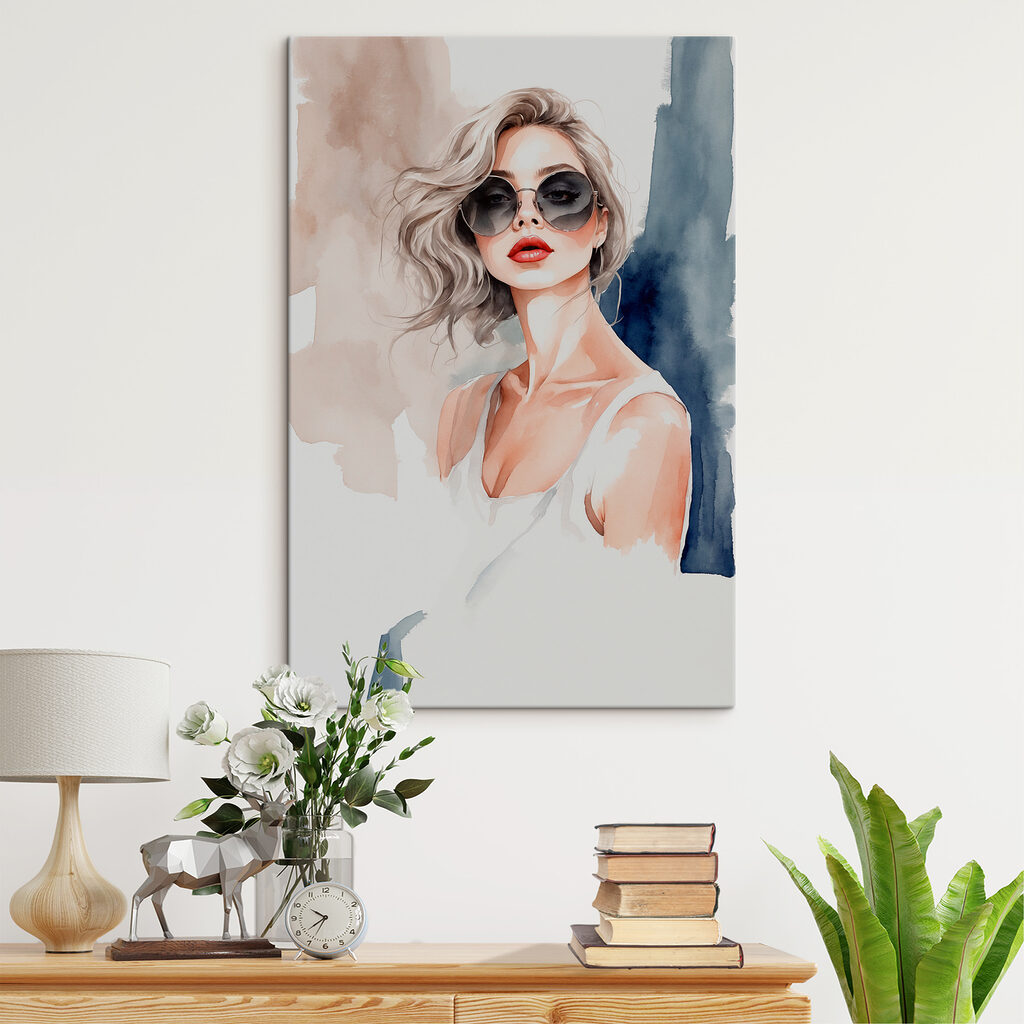 Retrato com óculos — interior 2