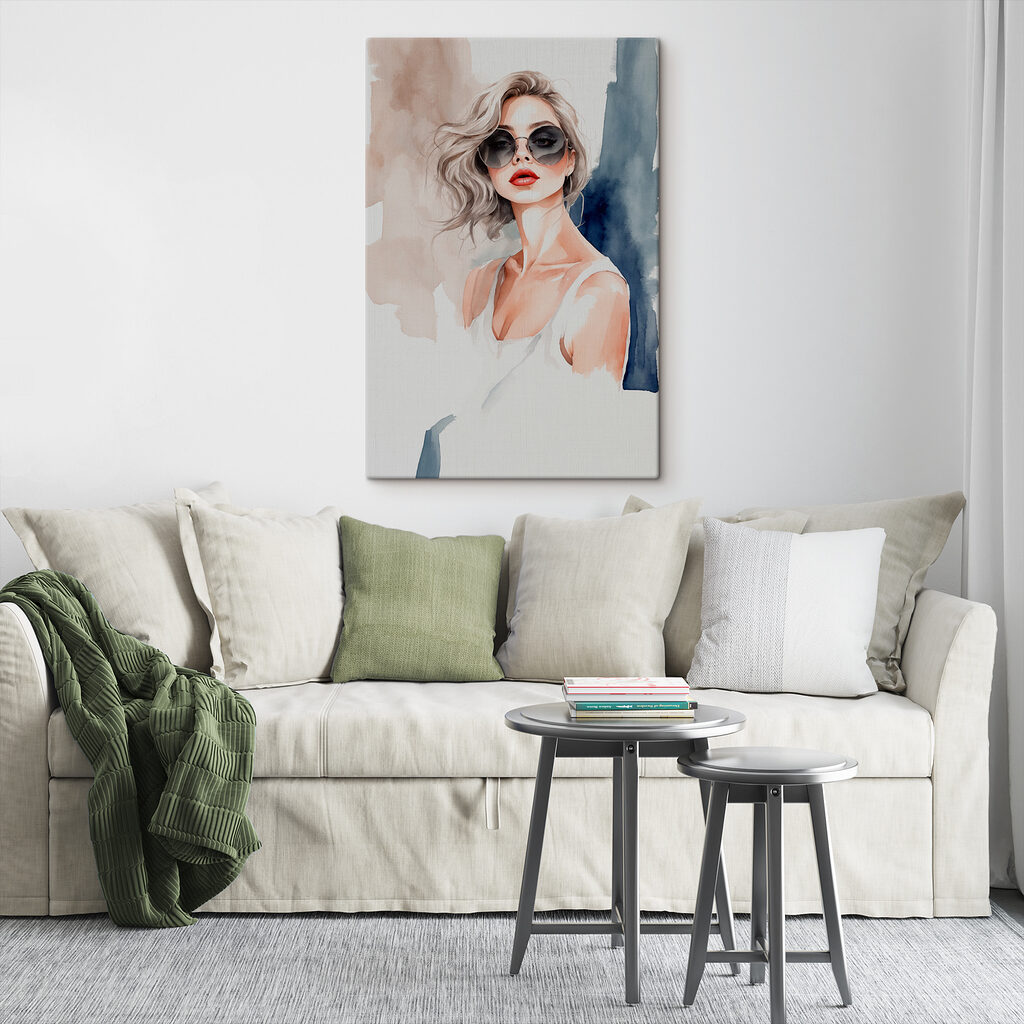 Retrato com óculos — interior 3