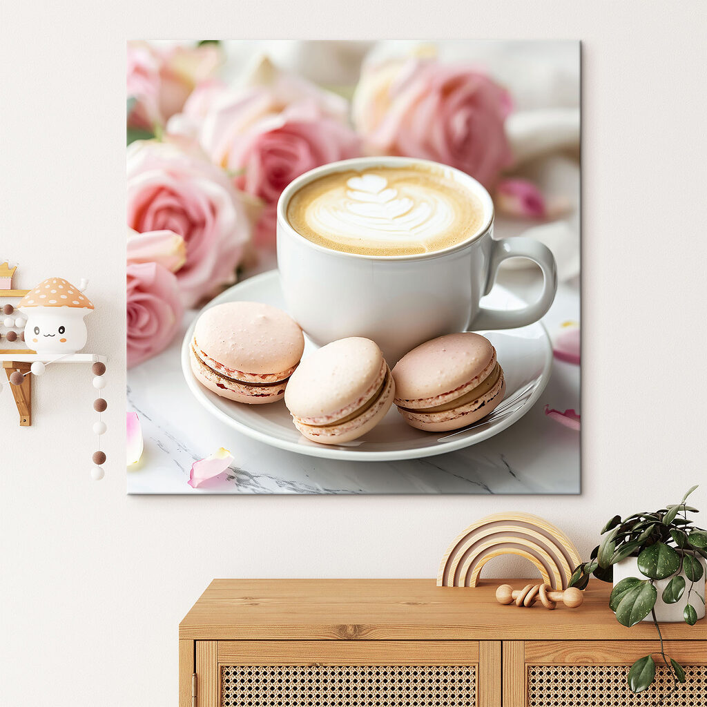 Cappuccino e macarons — interior 2