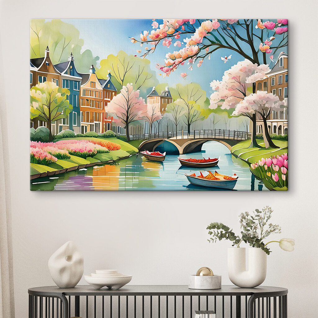 Primavera junto ao canal — interior 1