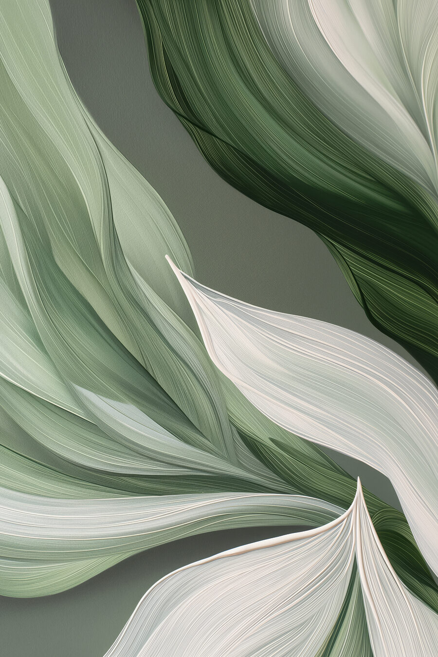 Pregas verdes fundem-se — design completo
