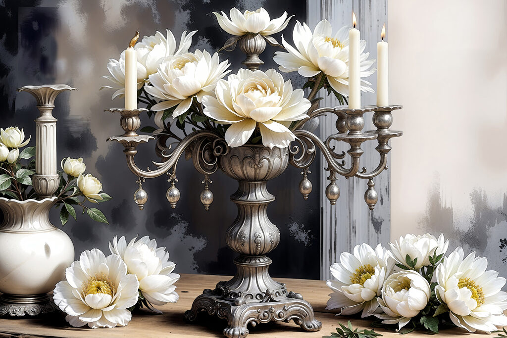 Lótus junto às velas — design completo