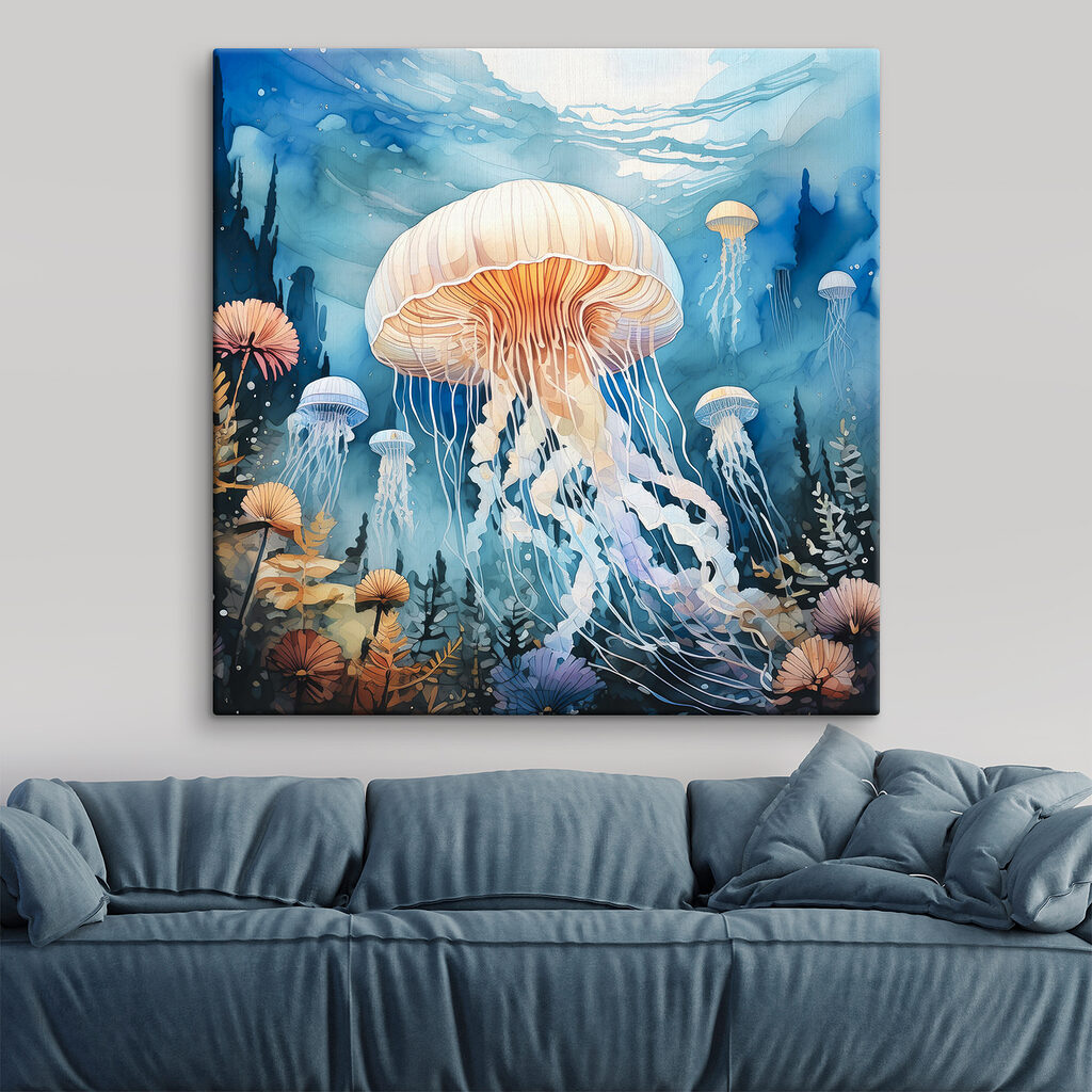 Medusas entre corais — interior 2