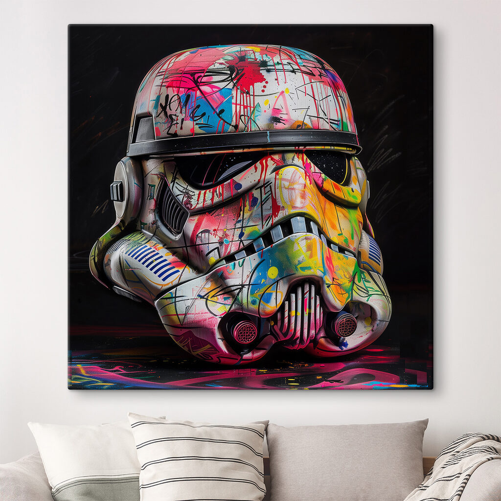 Capacete cheio de graffiti — interior 2