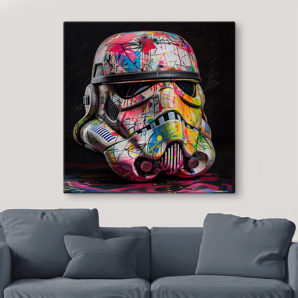 Capacete cheio de graffiti — interior 3