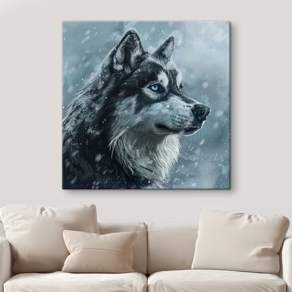 Husky na neve — interior 3