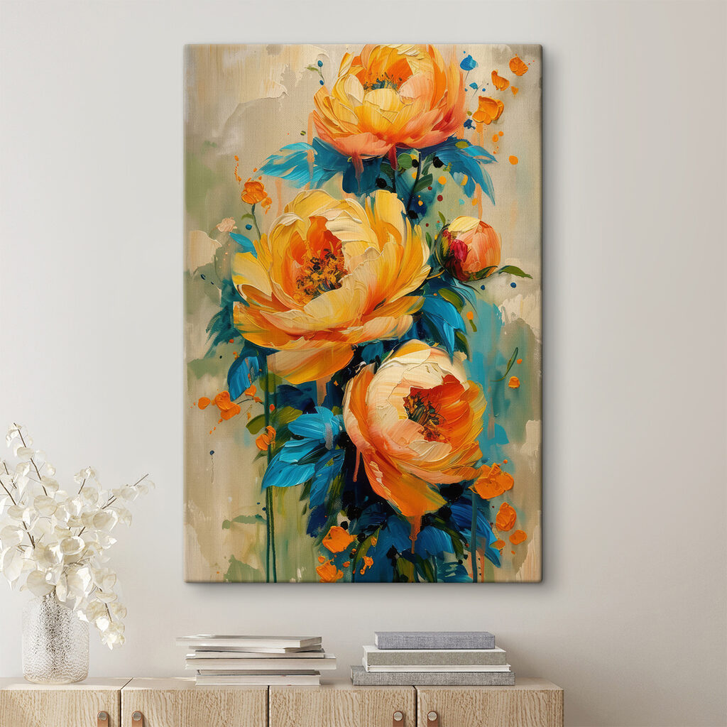 Rosas amarelas em faixas — interior 1