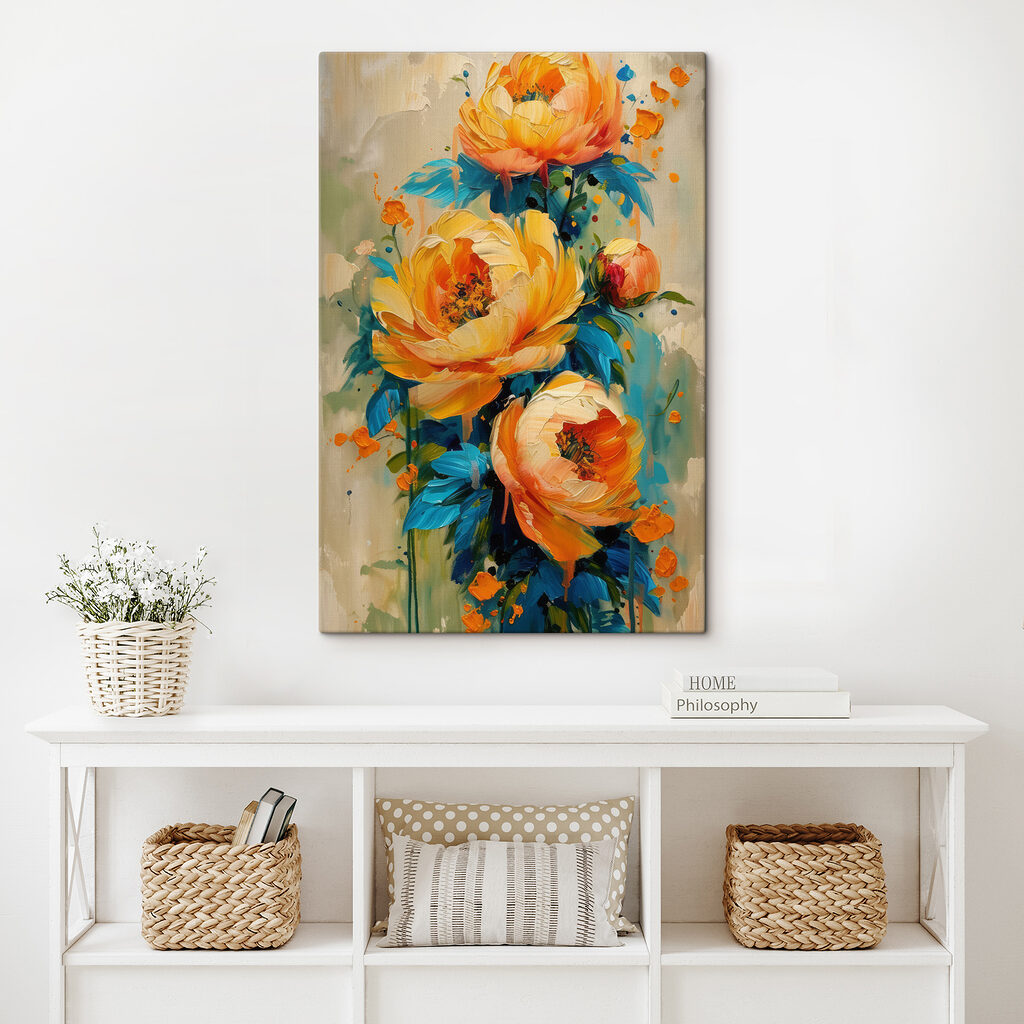 Rosas amarelas em faixas — interior 2