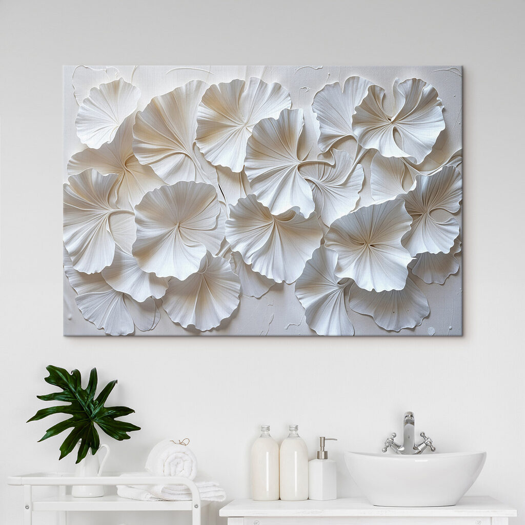 Folhas de ginkgo brancas — interior 2