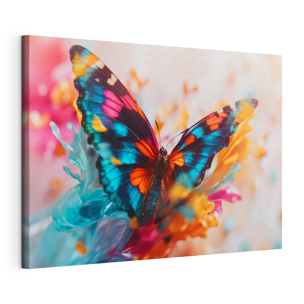 Borboleta em tons pastel — vista do produto