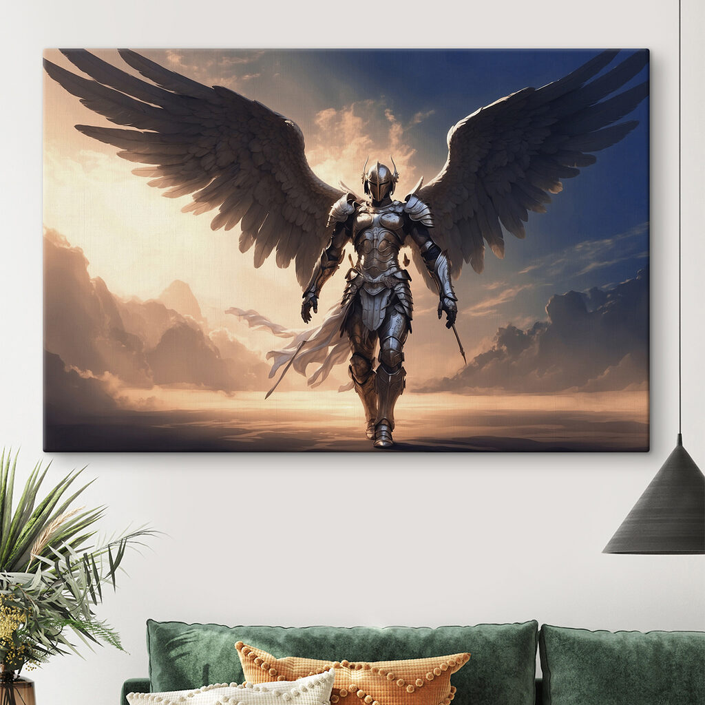 Guerreiro alado ao entardecer — interior 1