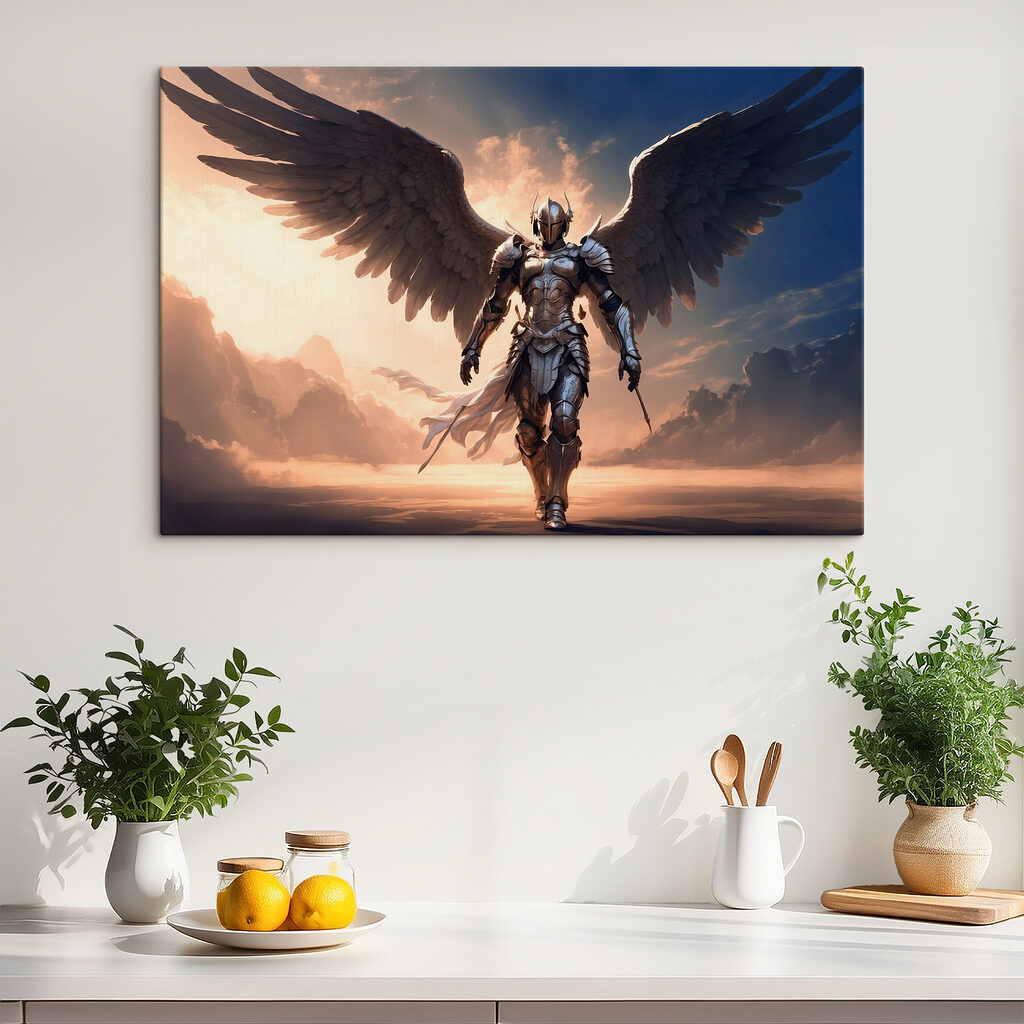 Guerreiro alado ao entardecer — interior 3
